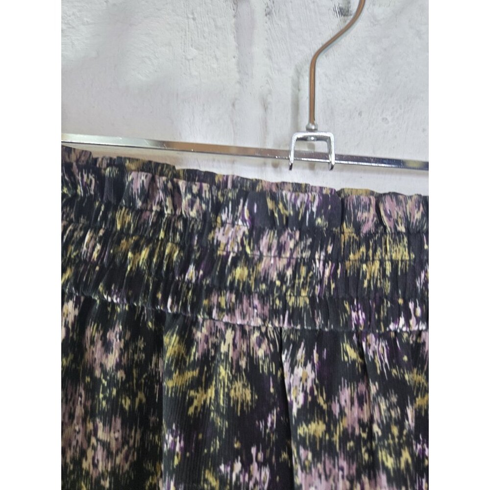 Madewell Crinkle Georgette Tiered Maxi Skirt In Blurred Blooms - Picture 7 of 10